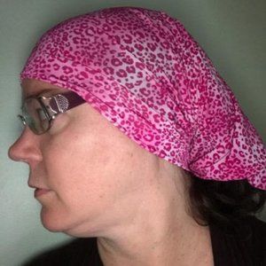 Pink Leopard print Motorcyclist Neck Gaiter DuRag